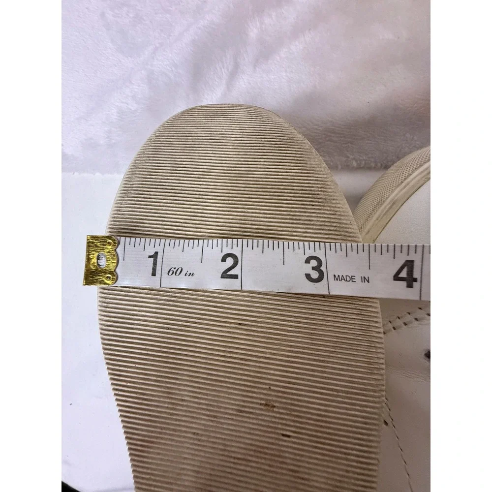 Kurt Geiger London White Leather Platform‎ Sneakers Women's Size 9 EUC